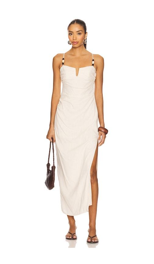 SEVEN WONDERS Marianna Midi Dress in Cream by SEVEN WONDERS