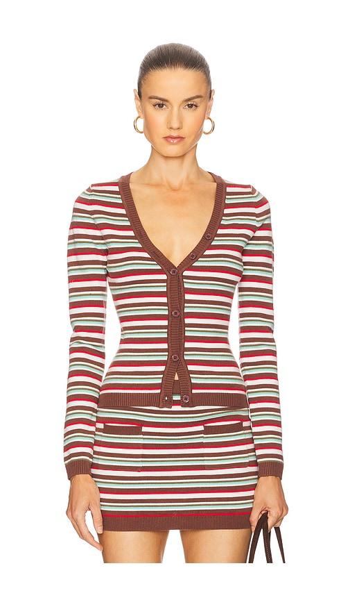 SEVEN WONDERS Noemi Long Sleeve Top in Brown by SEVEN WONDERS