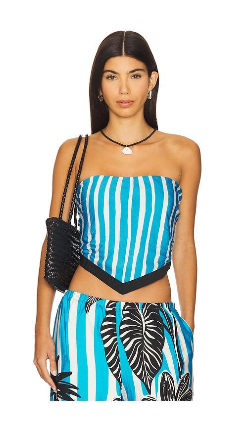 SEVEN WONDERS Tropez Top in Blue by SEVEN WONDERS
