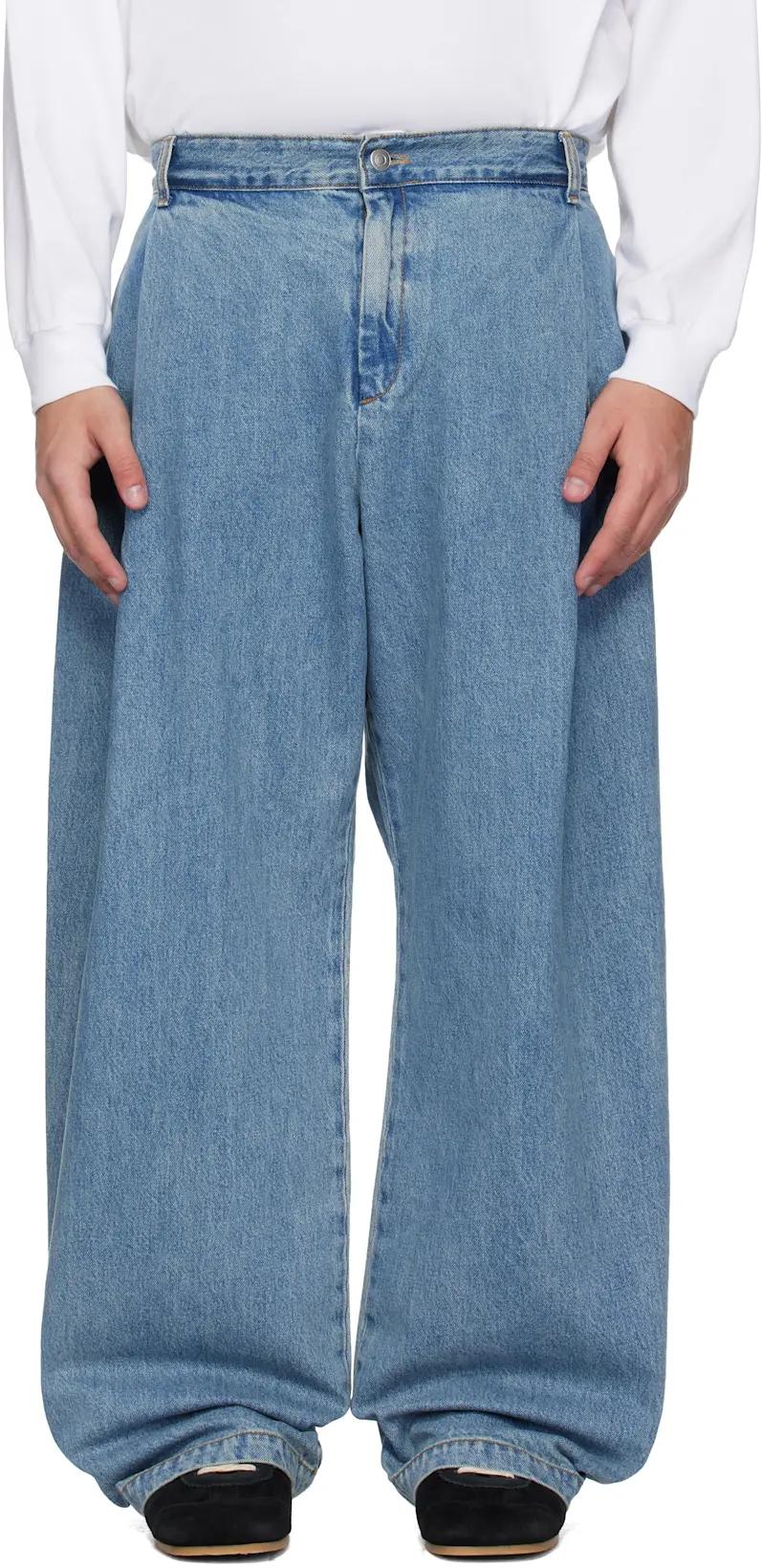 Blue Denim 410 Bermuda Jeans by SEVENTH
