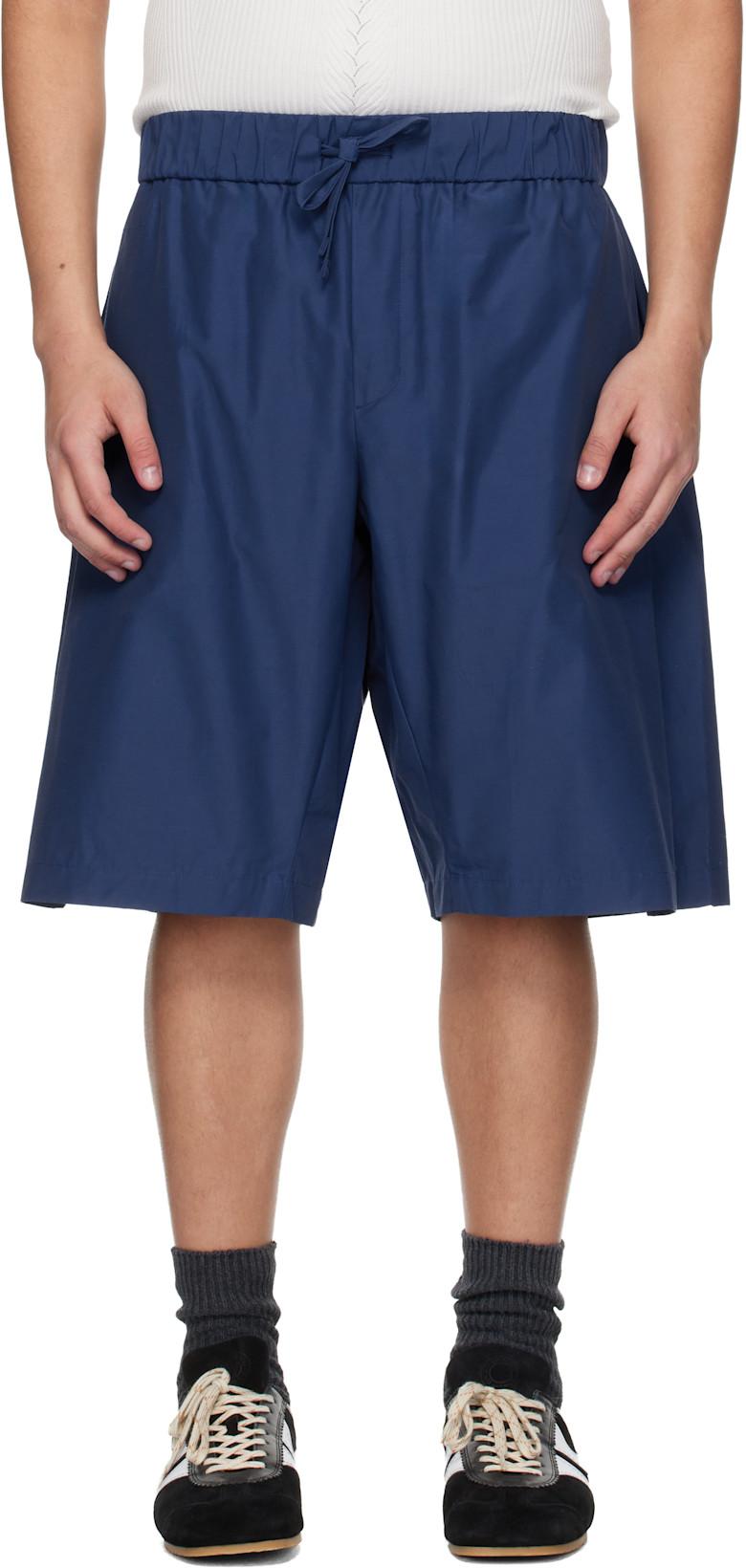Blue Orb Shell Shorts by SEVENTH