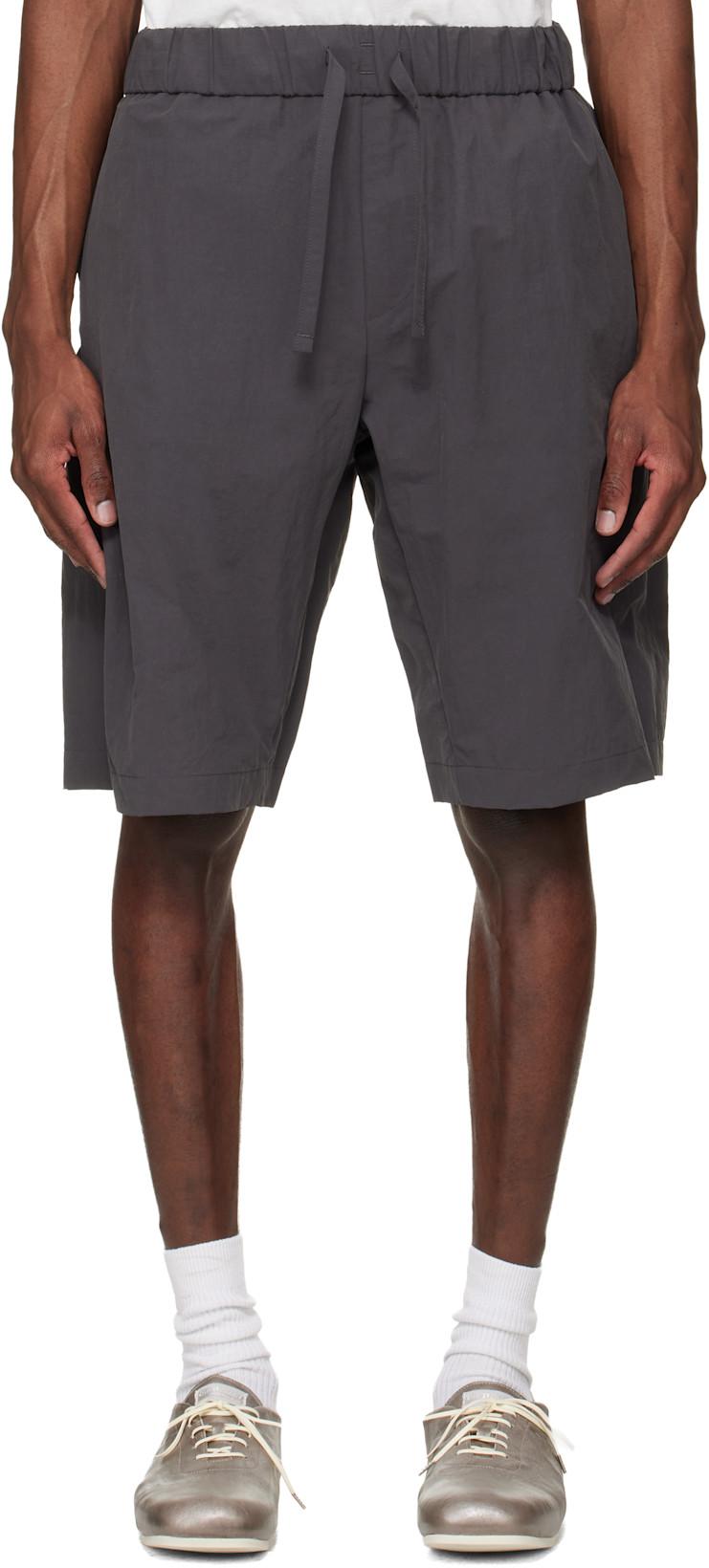 Gray Orb Shell Shorts by SEVENTH
