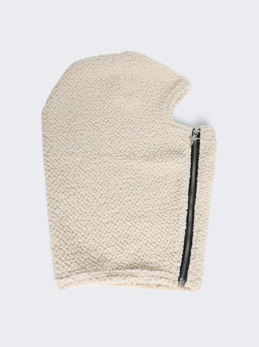 Sherpa Zip-Up Balaclava Cream  | The Webster by SEVENTH HEAVEN
