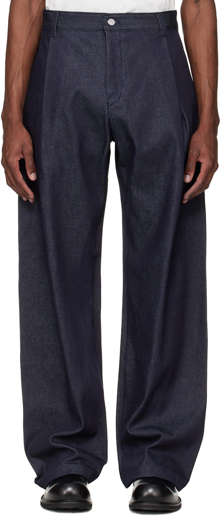 Navy 440 Bermuda Jeans by SEVENTH