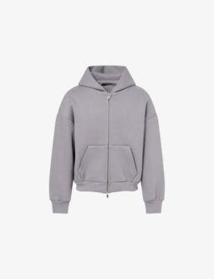 V2 Dropped-Shoulder Cotton-Blend Hoody by SEVENTH