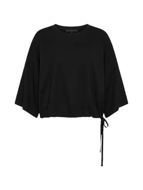 Cady Crepe drawstring-hem blouse by SEVENTY