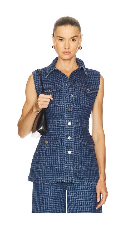 Seventy + Mochi Ani Vest in Blue by SEVENTY + MOCHI