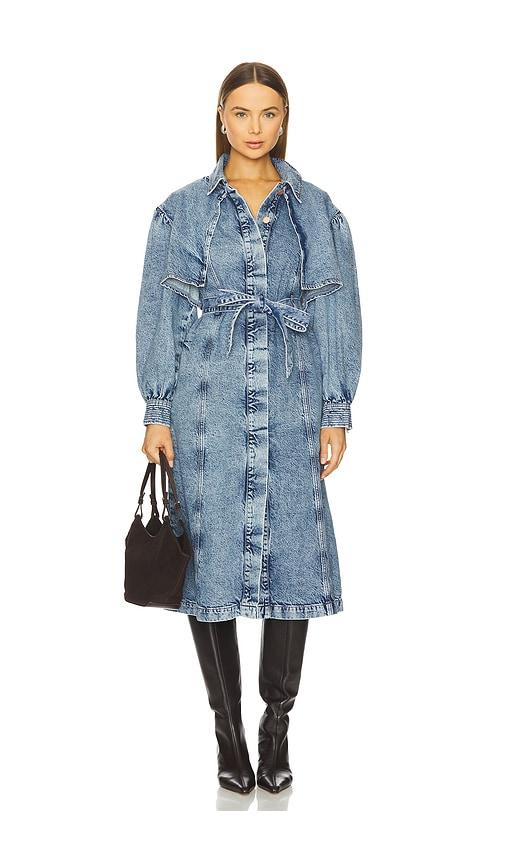 Seventy + Mochi Bonnie Trench in Blue by SEVENTY + MOCHI