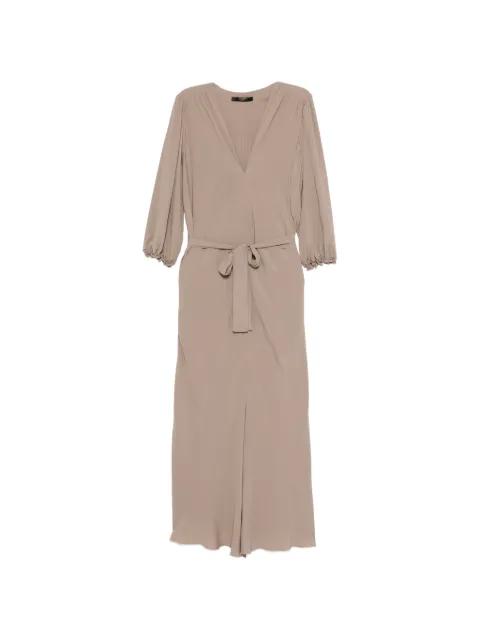 V-neck belted dress by SEVENTY