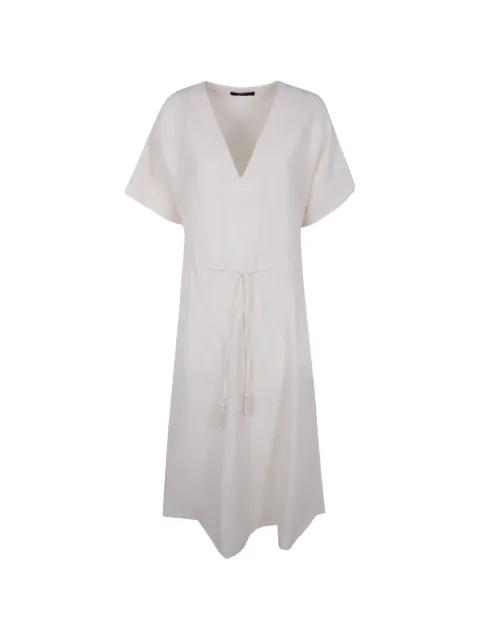 V-neck tie dress by SEVENTY