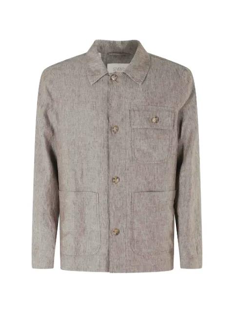 button-up pocket-detail jacket by SEVENTY