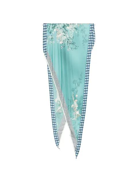 floral-print scarf by SEVENTY