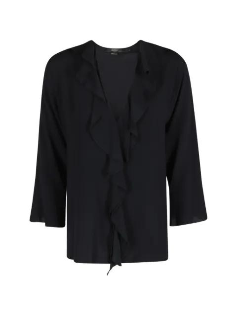 long-sleeve ruffled blouse by SEVENTY