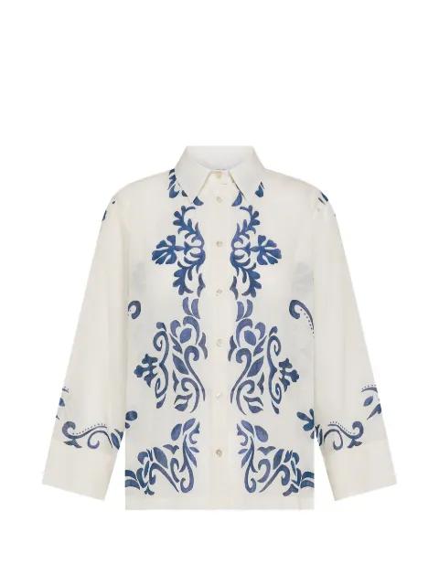 patterned buttoned shirt by SEVENTY