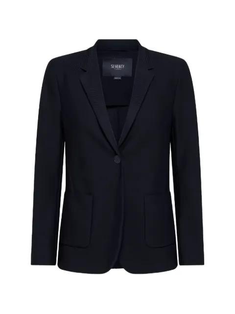 single-breasted patch-pocket blazer by SEVENTY