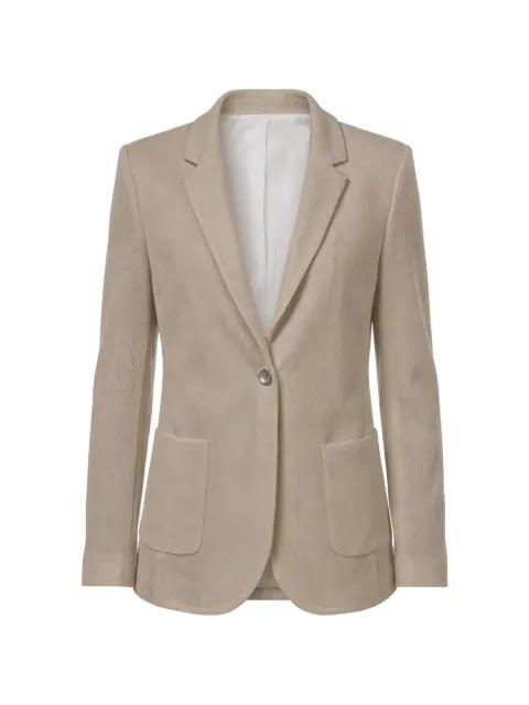 single-breasted patch-pocket jacket by SEVENTY