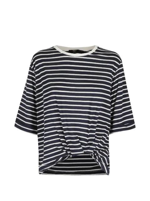 striped knotted top by SEVENTY