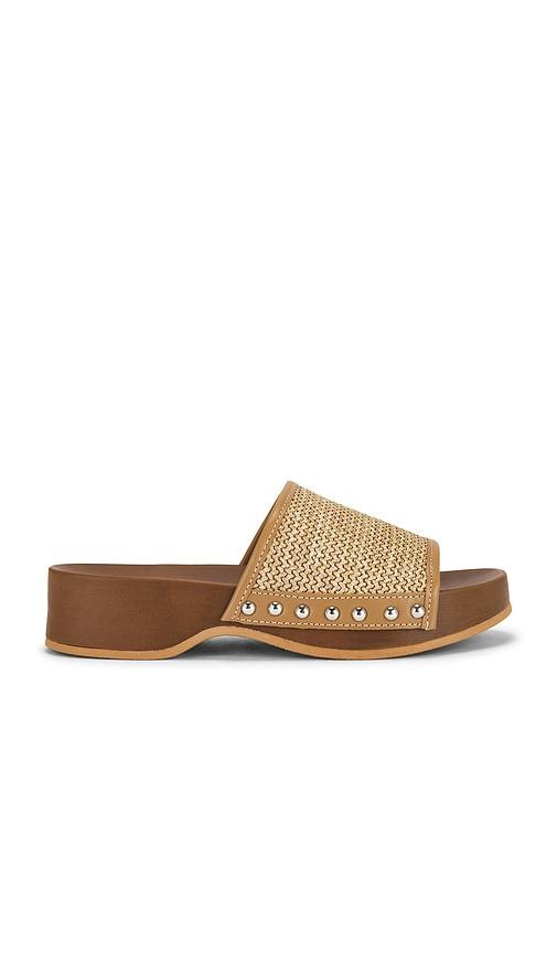 Seychelles Fantasy Raffia Sandal in Brown by SEYCHELLES