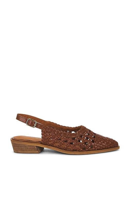 Seychelles Roxanne Slingback Flat in Brown by SEYCHELLES