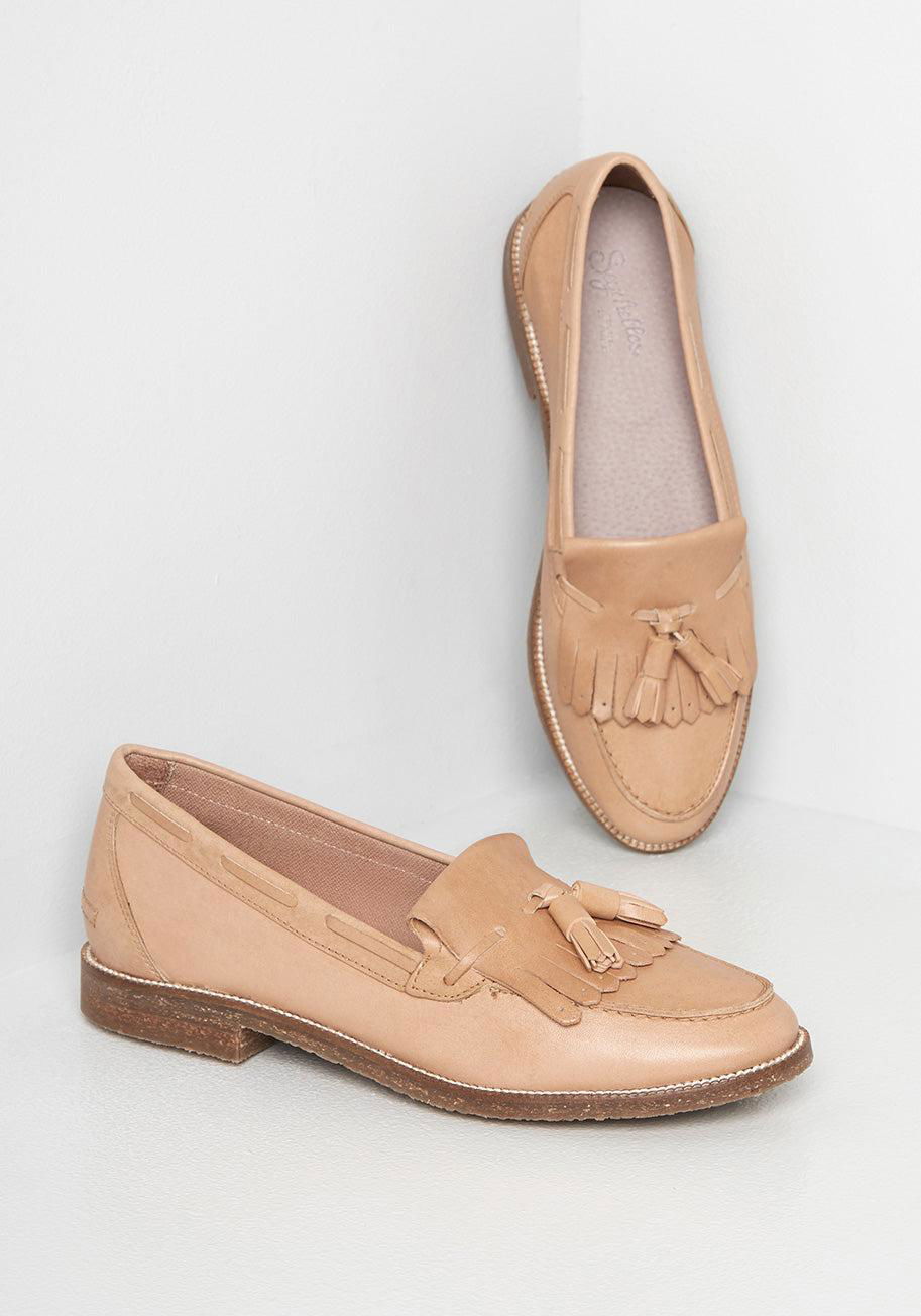 Seychelles Study Hall Leather Loafers by SEYCHELLES