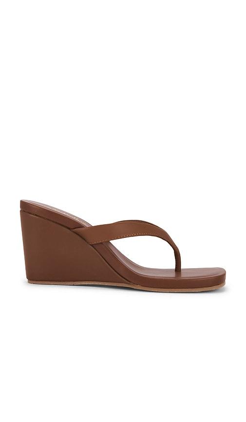 Seychelles Uptown Wedge in Brown by SEYCHELLES
