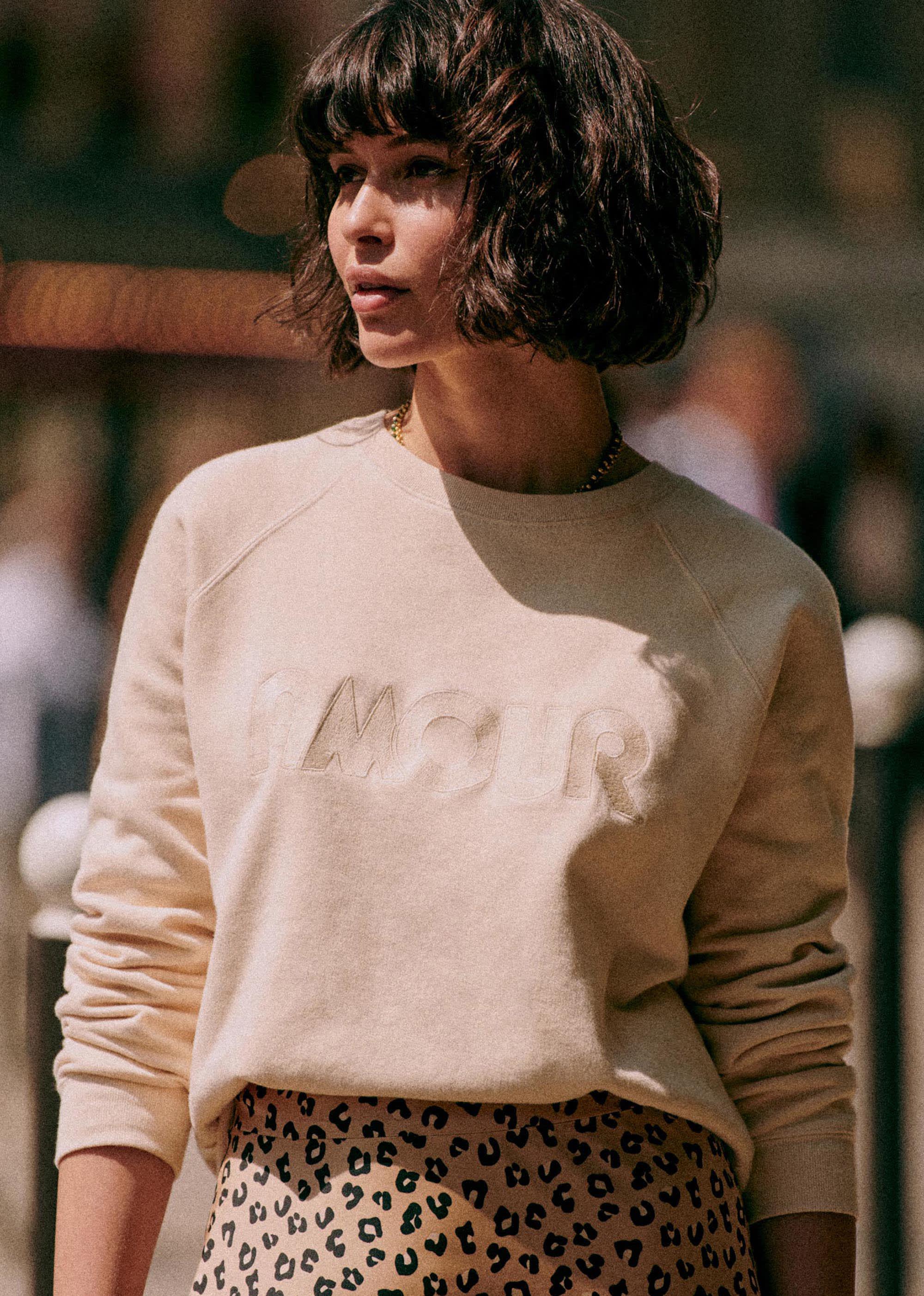 Amour Sweatshirt by SEZANE