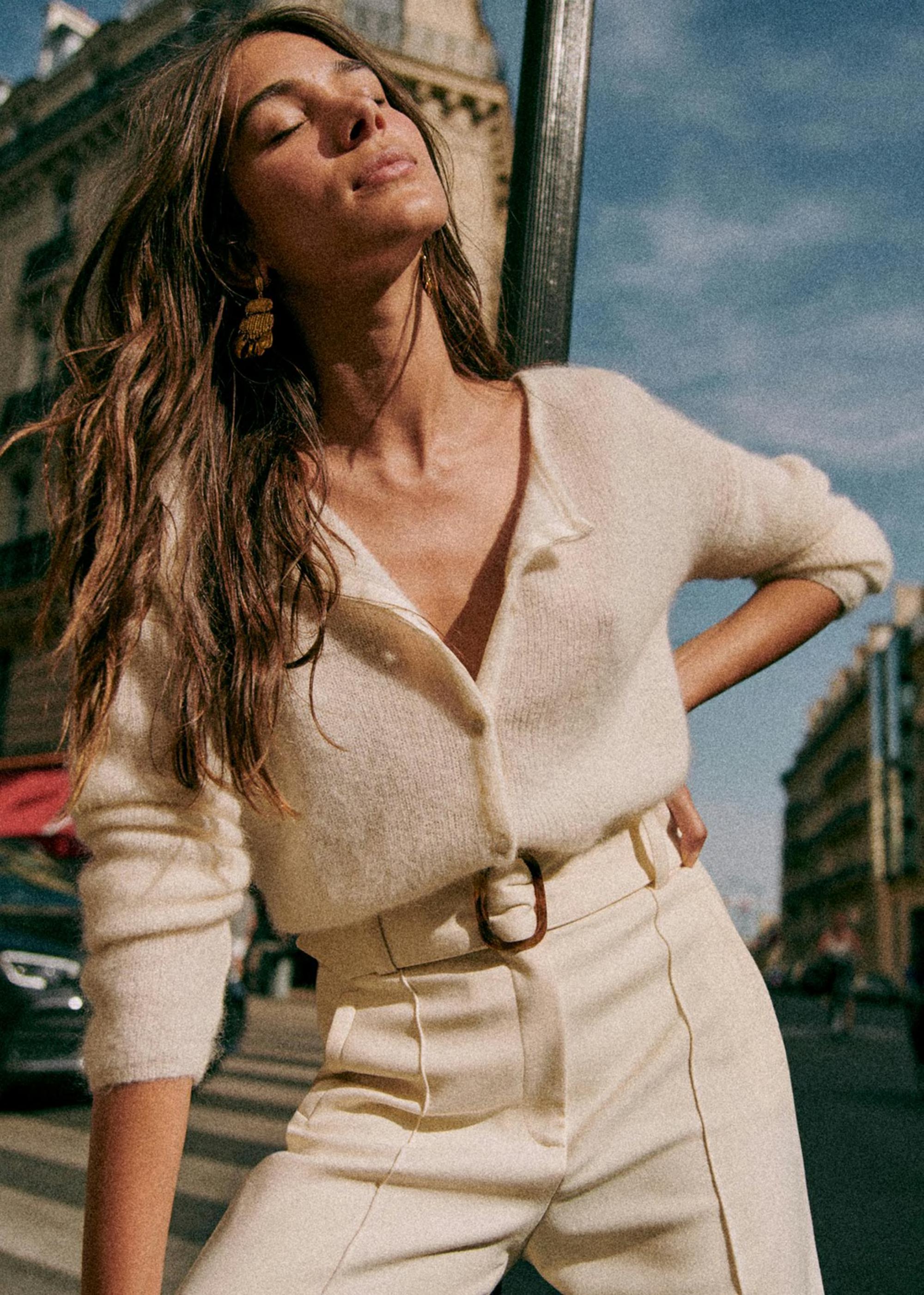 SEZANE (セザンヌ) - Gaspard カーディガン　nude Gaspard cardigan by SEZANE | jellibeans