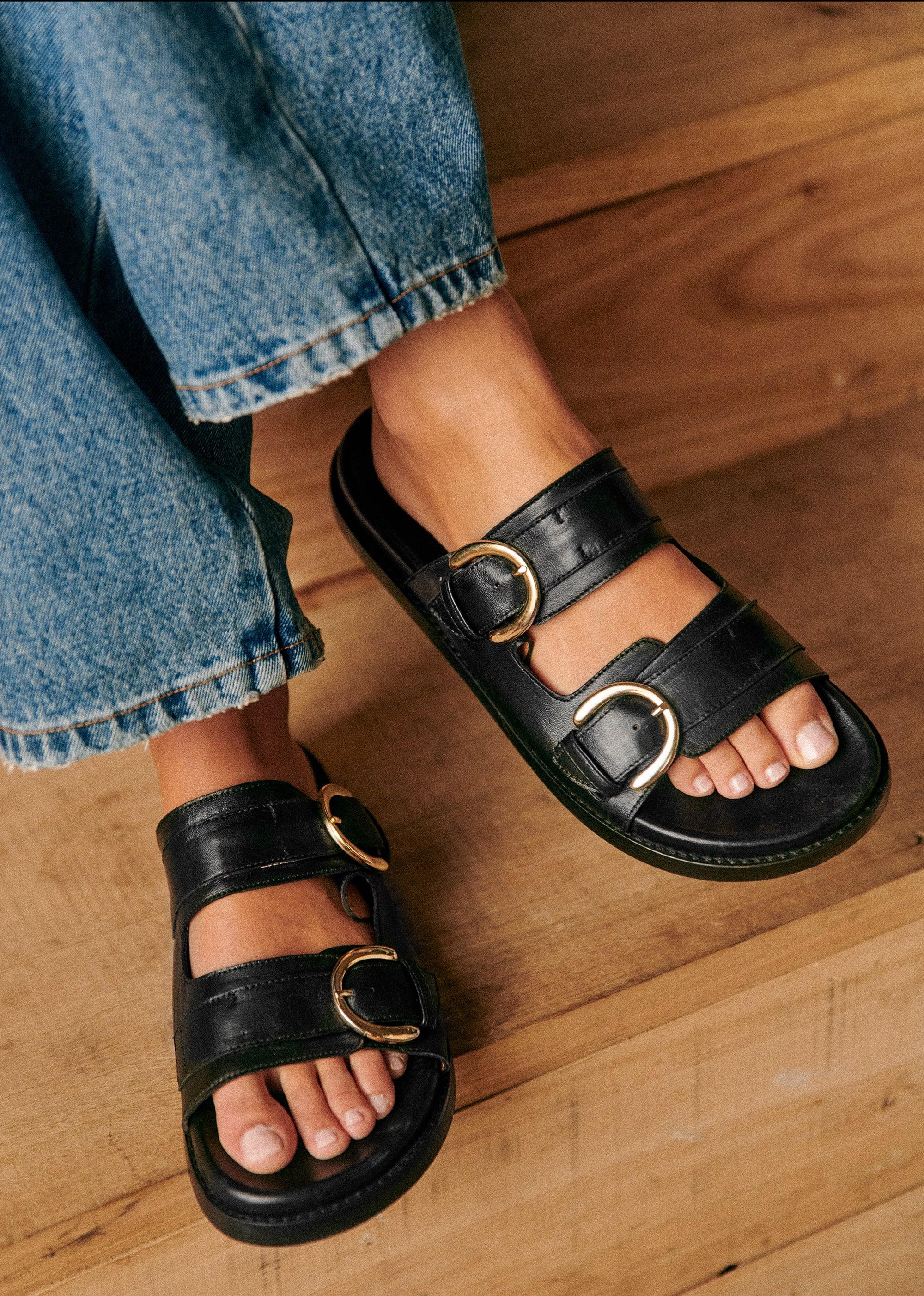 Lenny low mules by SEZANE