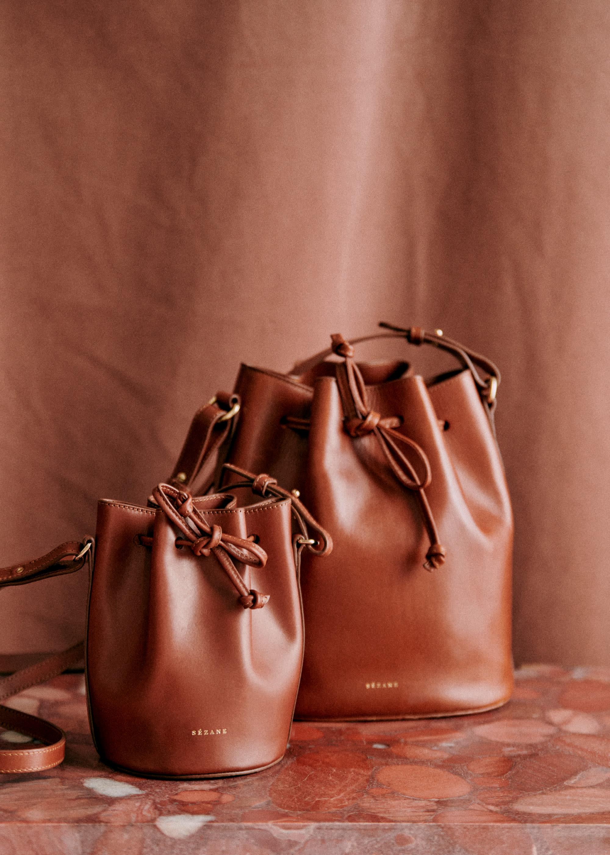 Micro Farrow Bucket Bag by SEZANE