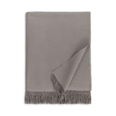 Bristol Basketweave Cotton & Alpaca Throw by SFERRA