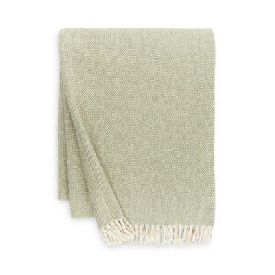 Celine Herringbone Throw by SFERRA