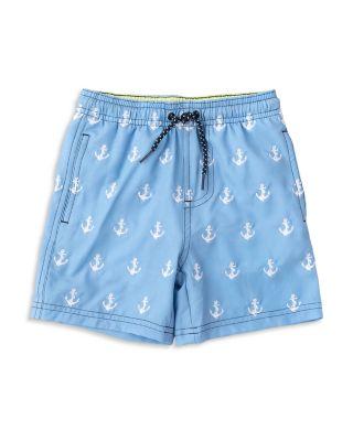 Boys' H2O Appear Embroidered Anchor Icon Swim Trunks - Little Kid by SHADE CRITTERS