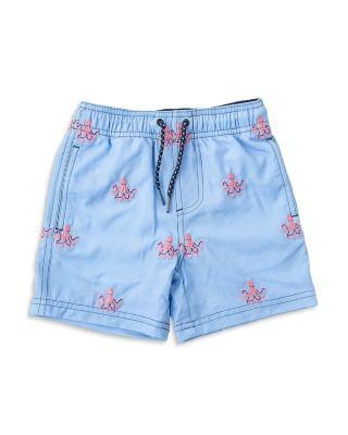 Boys' H2O & Embroidered Octopus Icon Swim Trunks - Little Kid by SHADE CRITTERS