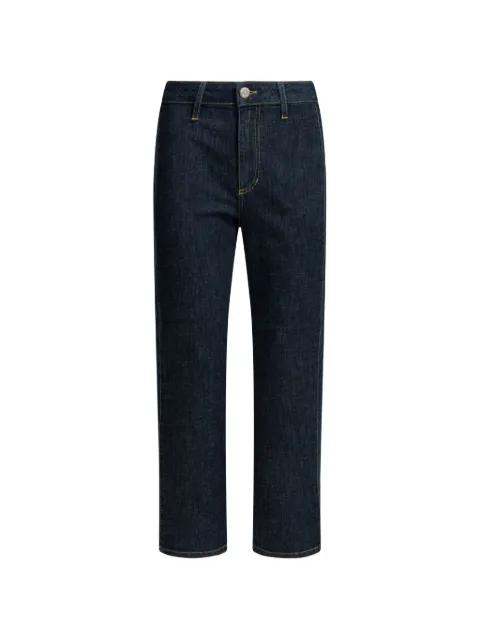 contrast-stitching jeans by SHAFT JEANS