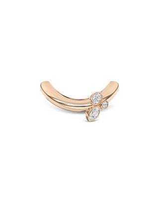 Certified Lab Grown Diamond Mixed Cut Doshi Cluster Ring in 14K Yellow Gold by SHAHLA KARIMI