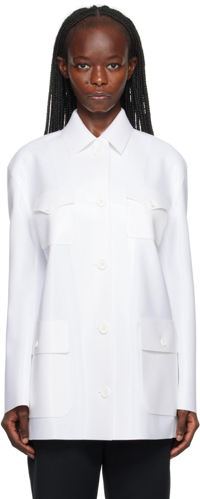 White Iconic Jacket by SHANG XIA