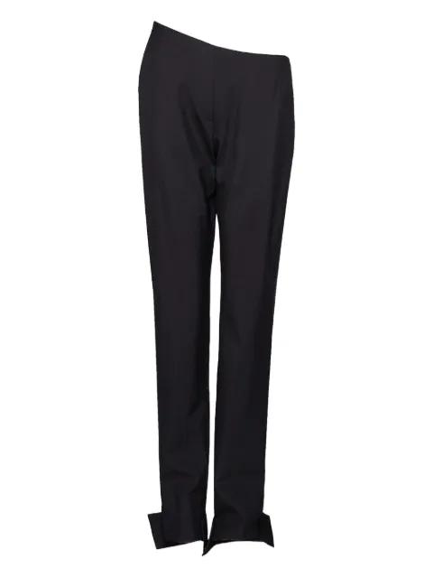 asymmetric-cuffed trousers by SHANG XIA