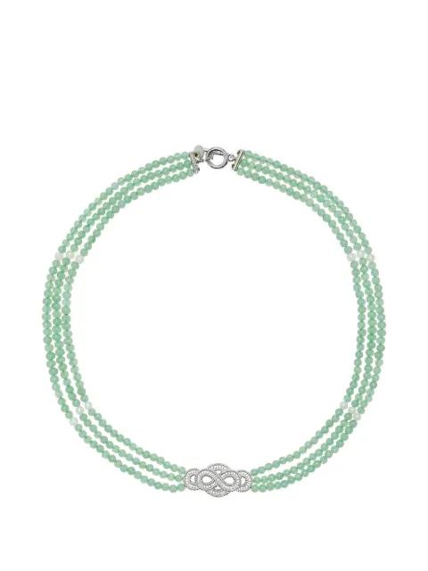 Fortune Infinite Knot jade necklace by SHANGHAI TANG