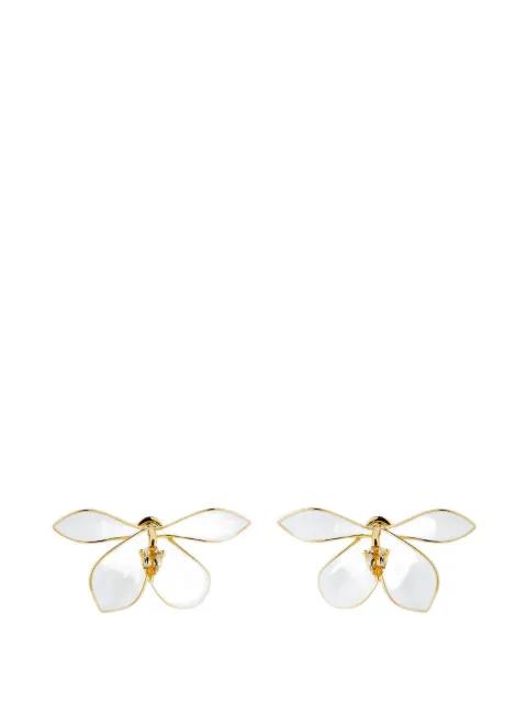 Ginger Flower earrings by SHANGHAI TANG