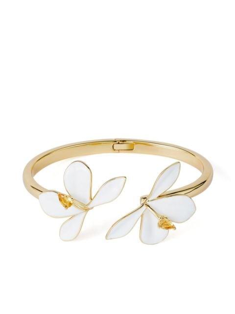 Ginger Flower open-cuff bracelet by SHANGHAI TANG