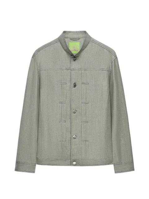 Tang contrast-stitch jacket by SHANGHAI TANG