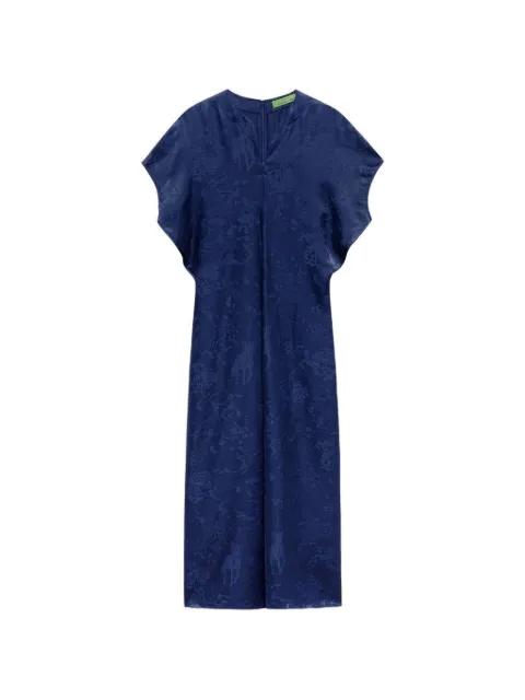 Tang jacquard midi dress by SHANGHAI TANG