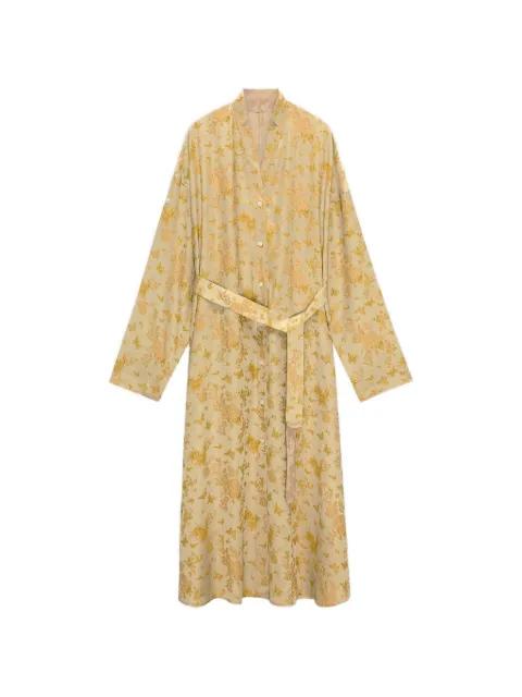 Tang jacquard silk coat by SHANGHAI TANG