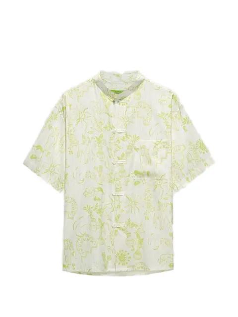 Tang mandarin-collar shirt by SHANGHAI TANG