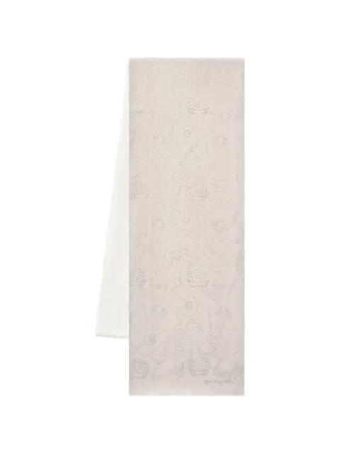 Tang patterned silk scarf by SHANGHAI TANG