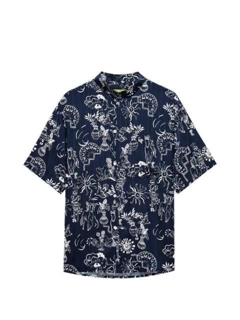 Tang short-sleeved shirt by SHANGHAI TANG