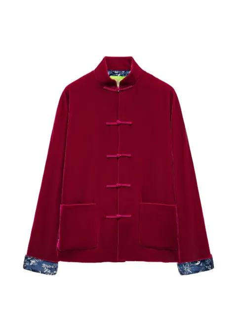 Tang velvet mandarin jacket by SHANGHAI TANG