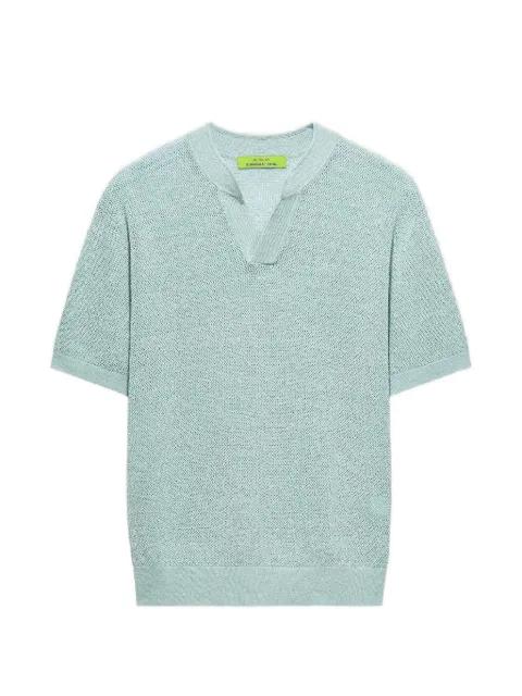 V-neck T-shirt by SHANGHAI TANG
