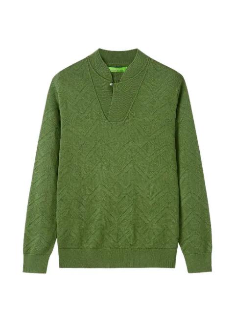 V-neck sweater by SHANGHAI TANG