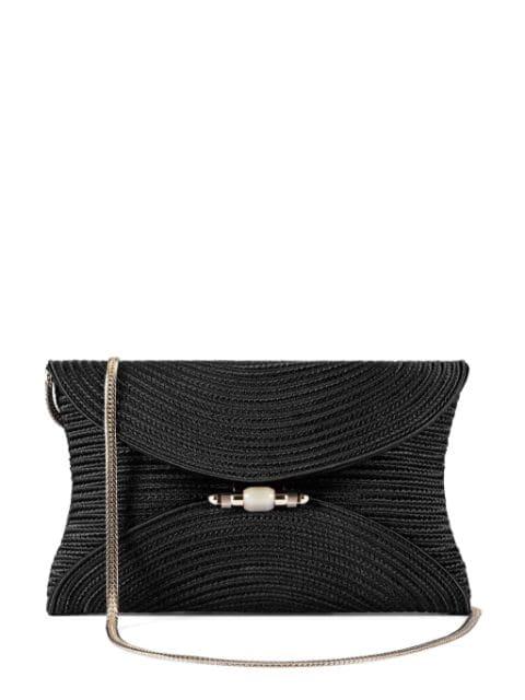 braided clutch bag by SHANGHAI TANG
